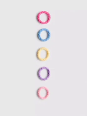 20pk textured hair bands