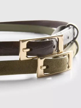 2pk buckle belts