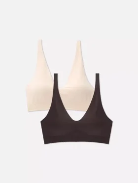 2pk buttery soft seamless bras