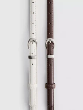 2pk crescent buckle belts