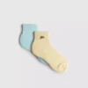 2pk croissant yoga socks