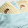 2pk croissant yoga socks