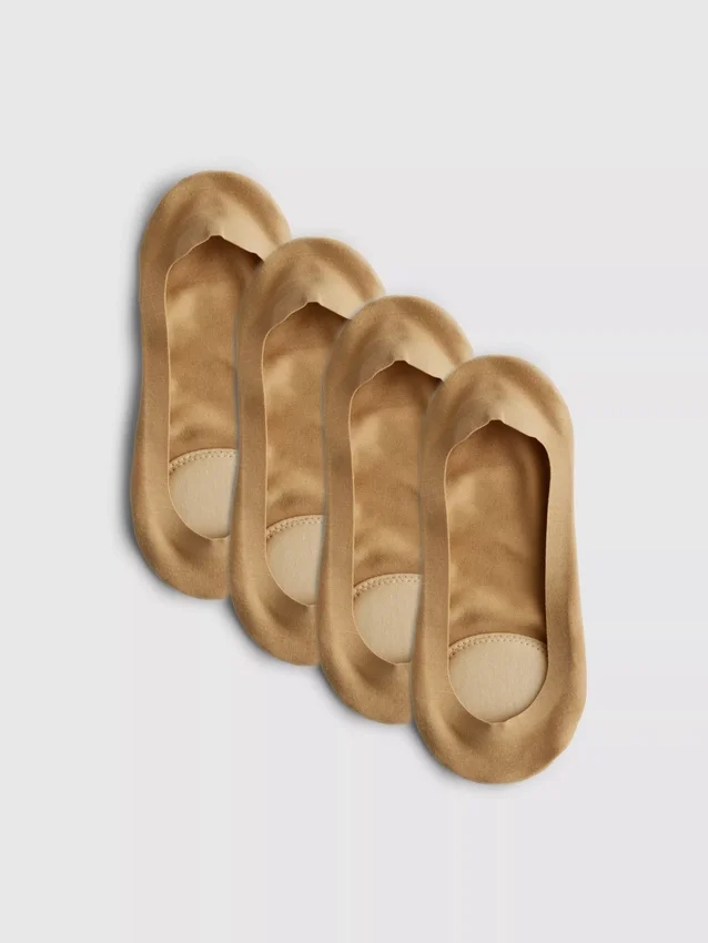 2pk cushioned foot liner socks
