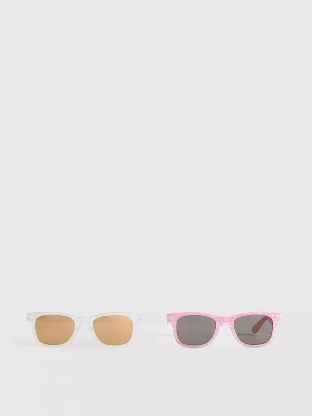 2pk d-frame sunglasses