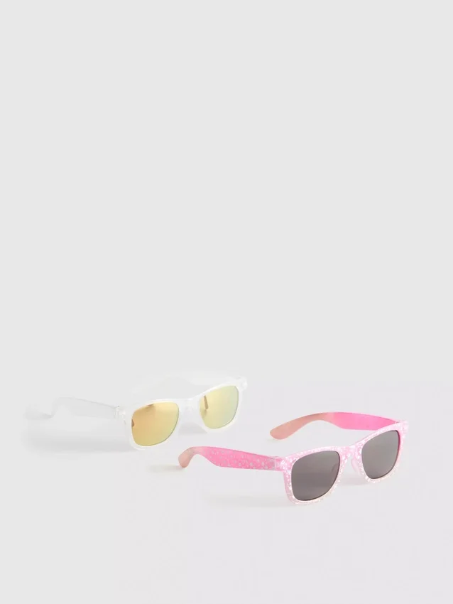 2pk d-frame sunglasses