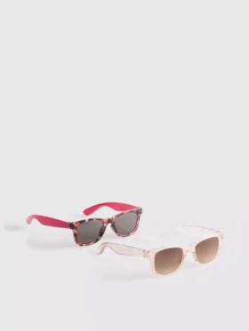 2pk d-frame sunglasses