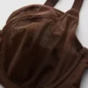 2pk d-h underwire mesh printed bra