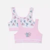 2pk disney's stitch and angel seamless crop tops