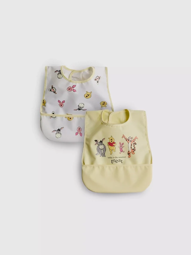 2pk disney's winnie the pooh wrap bibs