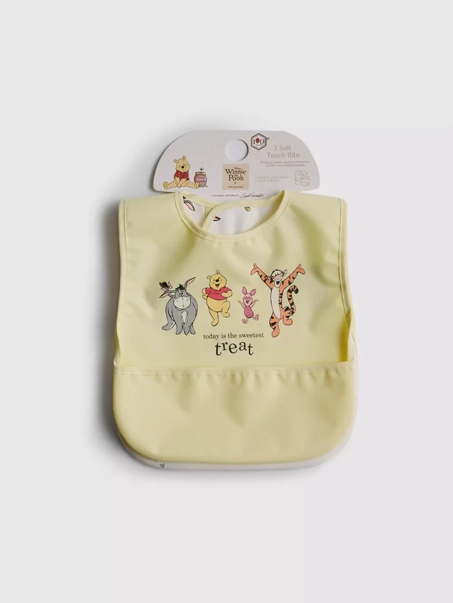 2pk disney's winnie the pooh wrap bibs