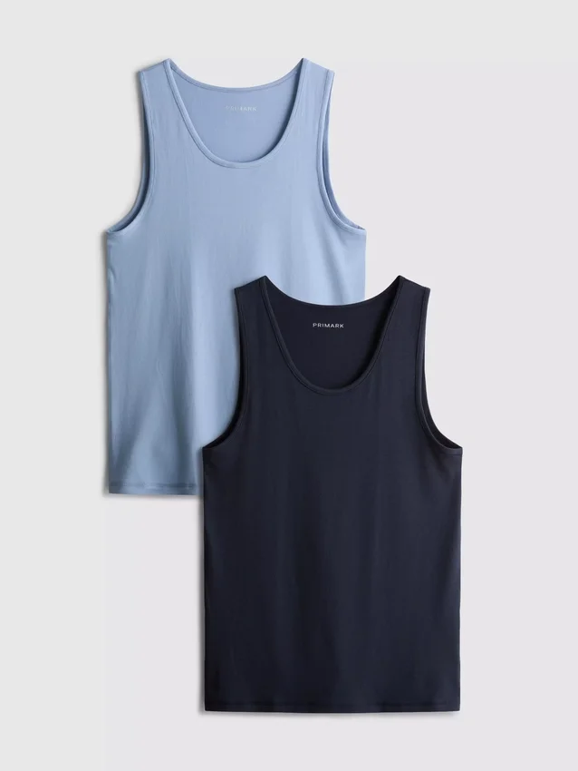 2pk essential tank tops