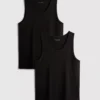 2pk essential tank tops