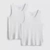 2pk essential tank tops