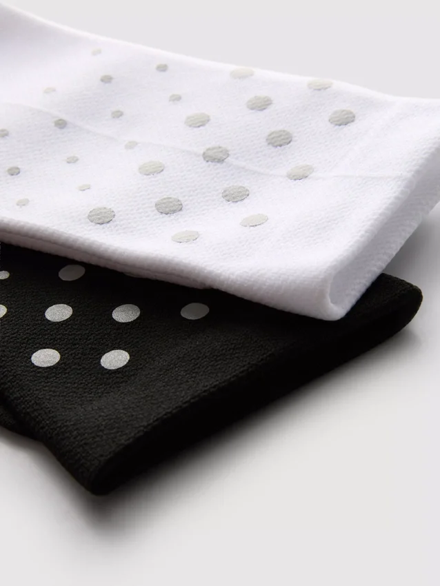 2pk grip dot sports socks