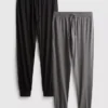 2pk jersey pajama bottoms