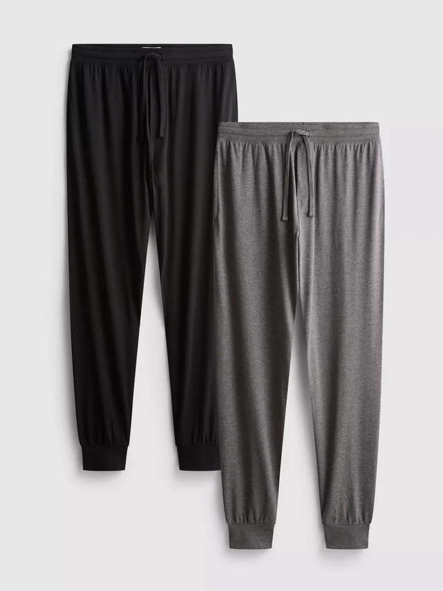 2pk jersey pajama bottoms