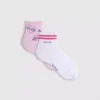 2pk kpop demon hunters cotton quarter crew socks
