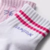 2pk kpop demon hunters cotton quarter crew socks