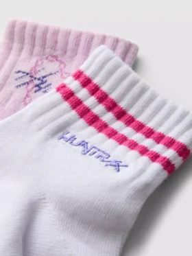 2pk kpop demon hunters cotton quarter crew socks