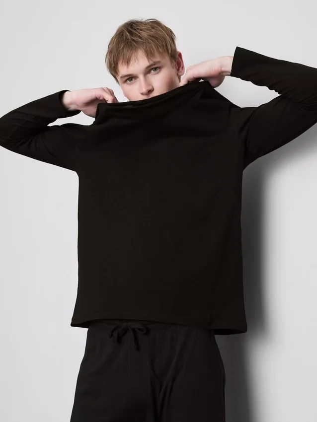 2pk long-sleeve cotton t-shirts