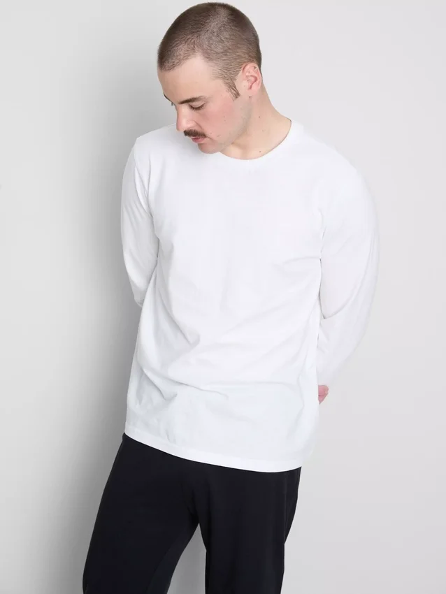 2pk long-sleeve cotton t-shirts