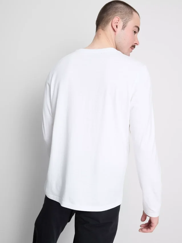 2pk long-sleeve cotton t-shirts