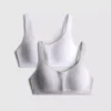 2pk love to lounge cotton bralette