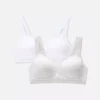 2pk love to lounge cotton bralette