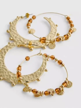 2pk paula echevarría boho hoops