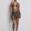 2pk printed mini sarongs