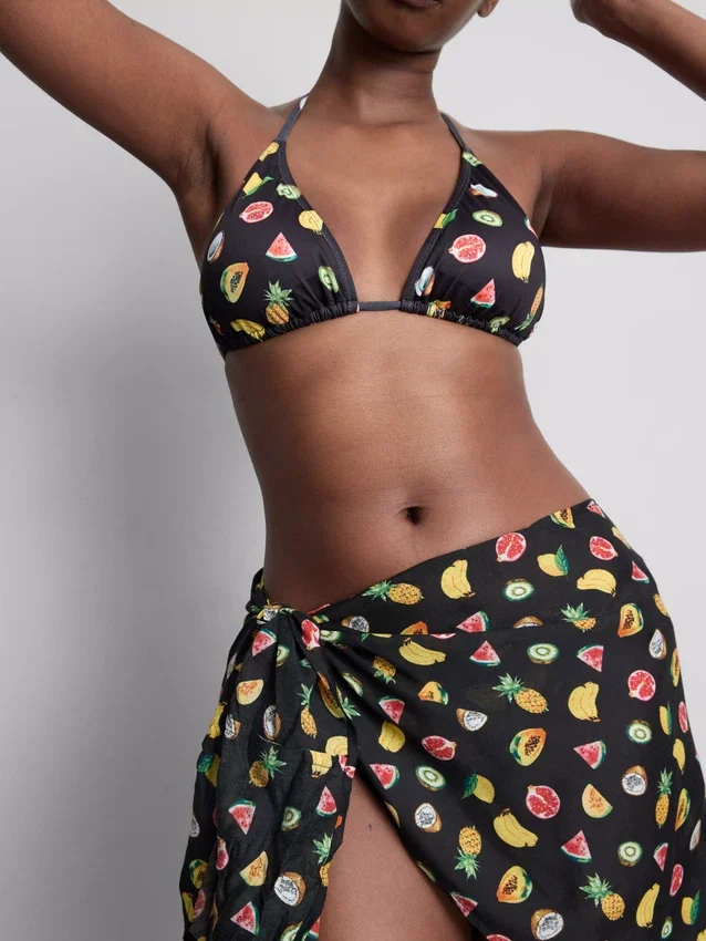 2pk printed mini sarongs