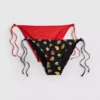 2pk printed side-tie bikini bottoms