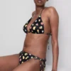 2pk printed side-tie bikini bottoms