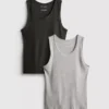 2pk ribbed tank tops