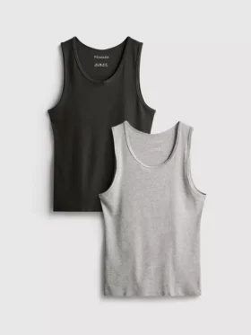 2pk ribbed tank tops