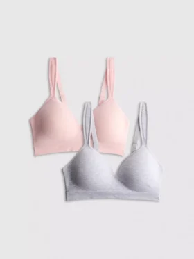 2pk seamless lounge bras