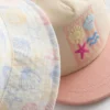 2pk seaside baby hat set
