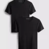 2pk short sleeve ribbed t-shirt