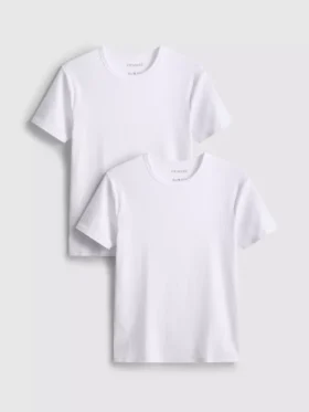 2pk short sleeve ribbed t-shirt