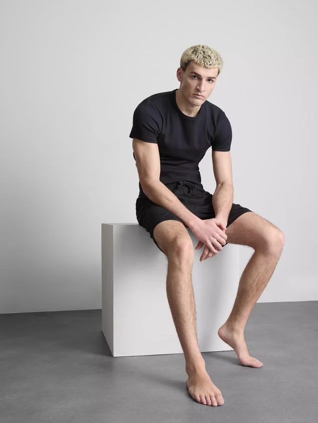 2pk short sleeve ribbed t-shirt