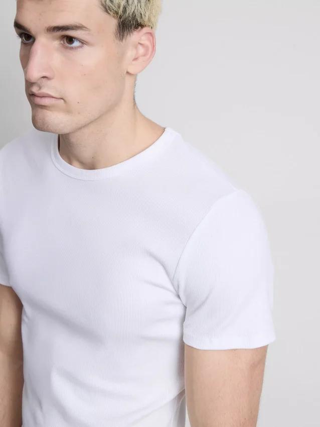 2pk short sleeve ribbed t-shirt