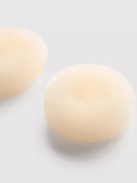 2pk small hair bun rings