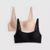 2pk smoothing shapewear crop top