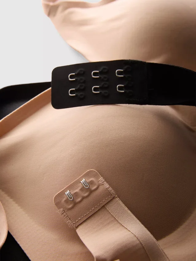 2pk smoothing triangle shapewear bra
