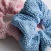 2pk textured scrunchies