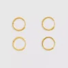 2pk waterproof diamanta hoops