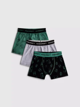 3-15yrs | 3pk minecraft trunks