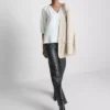 3/4 sleeve v-neck blouse