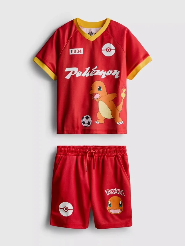3-9yrs | pokamon charmander sports set