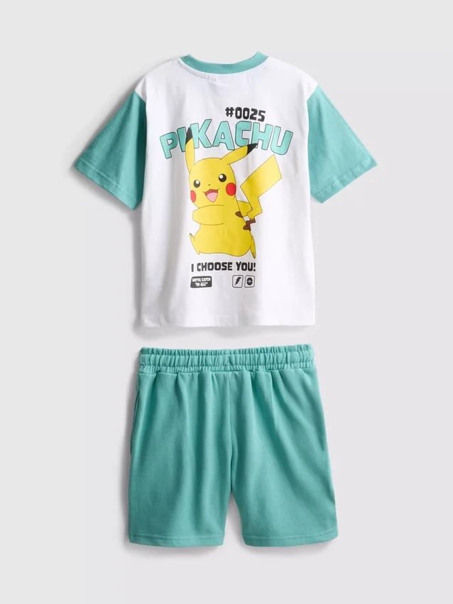 3-9yrs | pokamon t-shirt and shorts set
